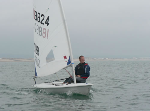 Jon Emmett racing at Lancing SC.